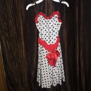 Polka dot girls jazz/tap dance costume